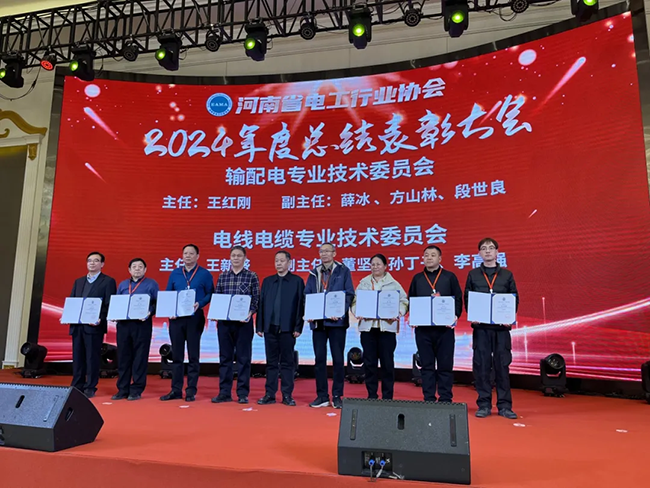 电子竞技赛事平台荣获河南省电工行业双优称号， 持续助力电力行业发展